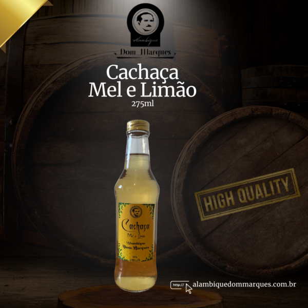 Cachaça 275ml - Mel e Limão