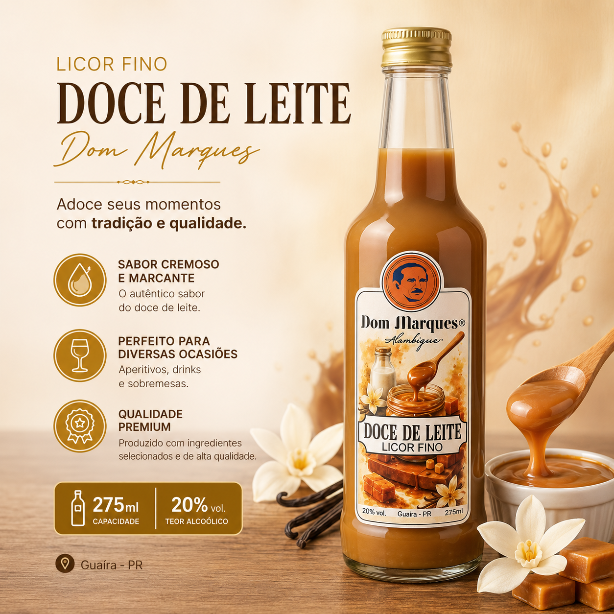Licor Doce de Leite - 275ml - Imagem 4