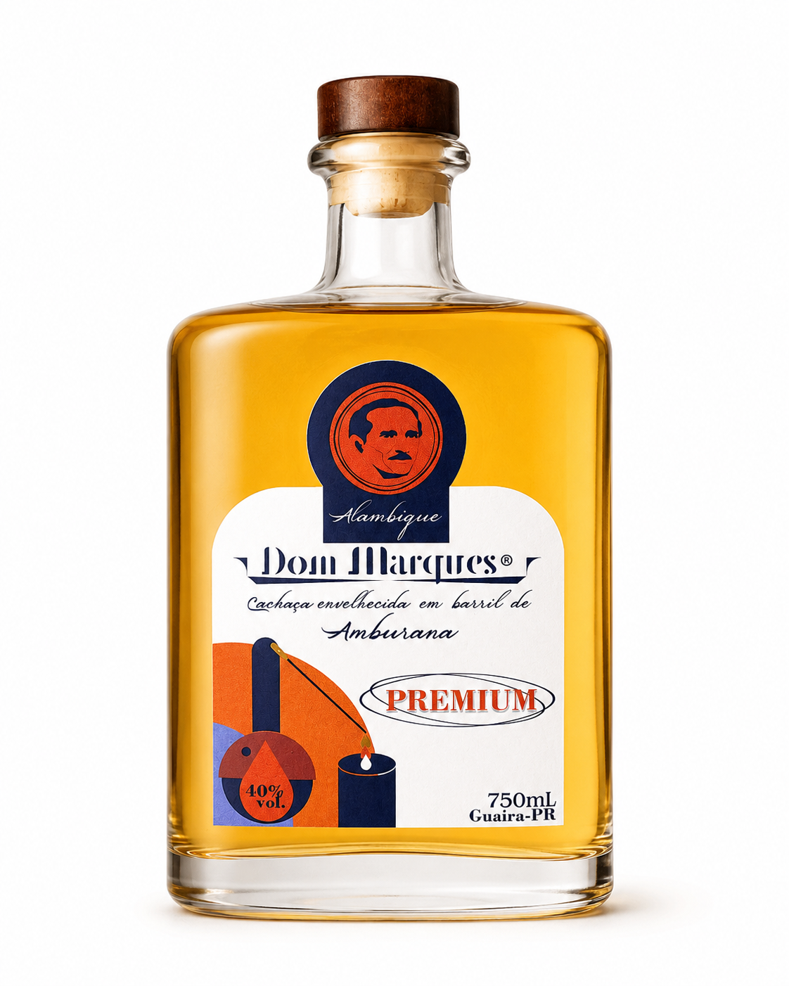 CACHAÇA AMBURANA PREMUIM 750ml